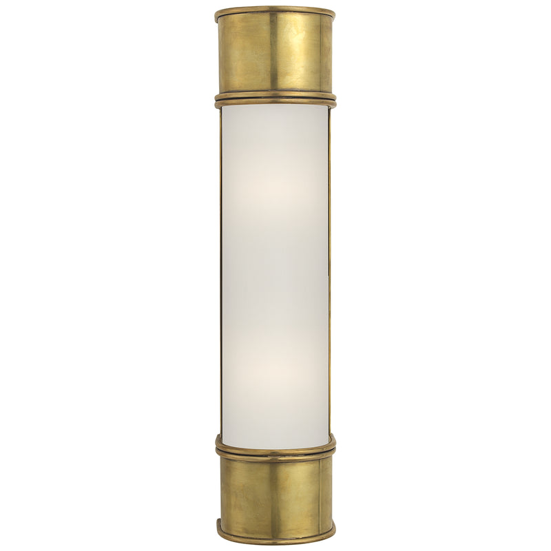 Visual Comfort Signature CHD 1552AB-FG Two Light Bath Sconce, Antique-Burnished Brass