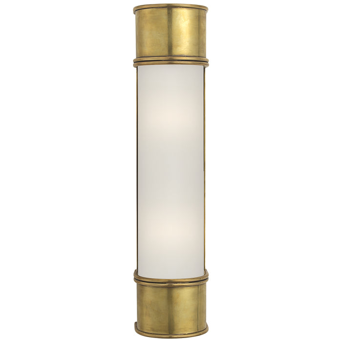 Visual Comfort Signature CHD 1552AB-FG Two Light Bath Sconce, Antique-Burnished Brass