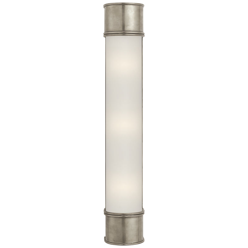 Visual Comfort Signature CHD 1553AN-FG Three Light Bath Sconce, Antique Nickel