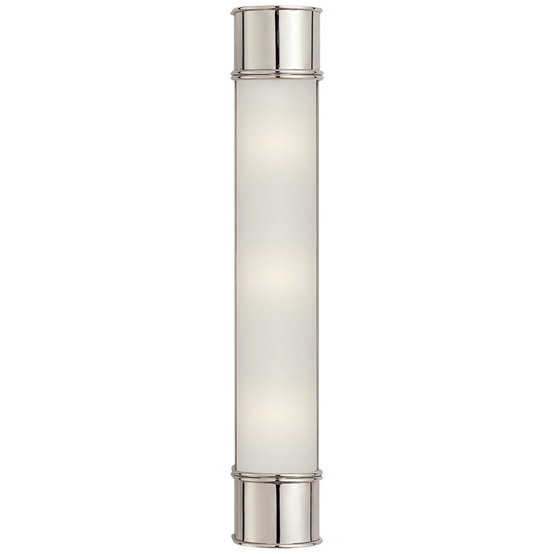 Visual Comfort Signature CHD 1553PN-FG Three Light Bath Sconce, Polished Nickel