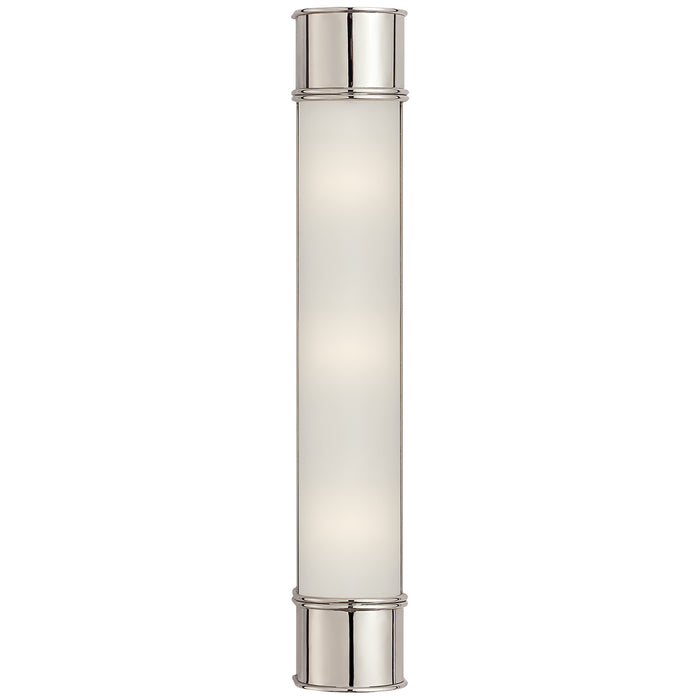 Visual Comfort Signature CHD 1553PN-FG Three Light Bath Sconce, Polished Nickel