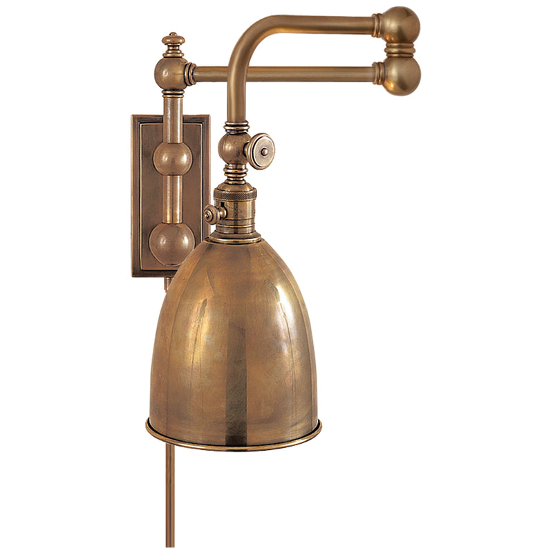 Visual Comfort Signature CHD 2150AB-AB One Light Wall Sconce, Antique-Burnished Brass