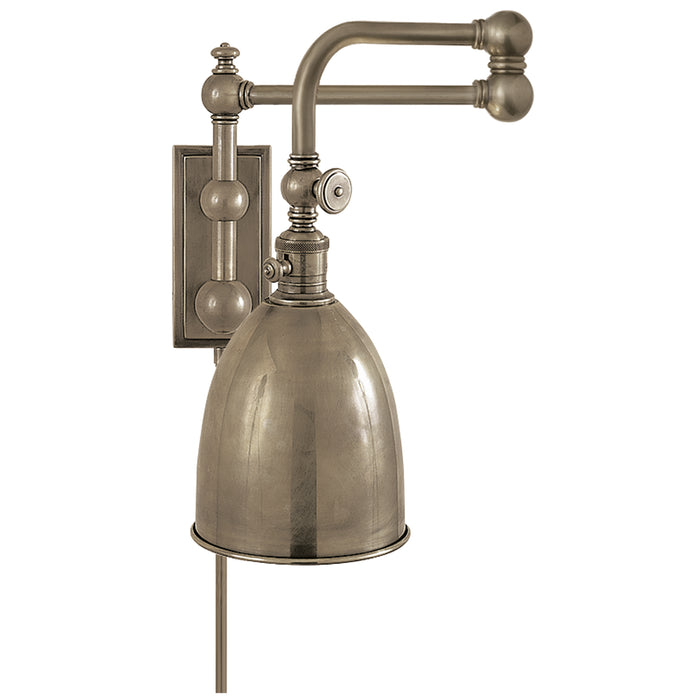 Visual Comfort Signature CHD 2150AN-AN One Light Wall Sconce, Antique Nickel