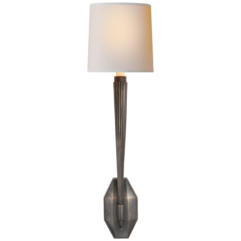 Visual Comfort Signature CHD 2460BZ-NP One Light Wall Sconce, Bronze