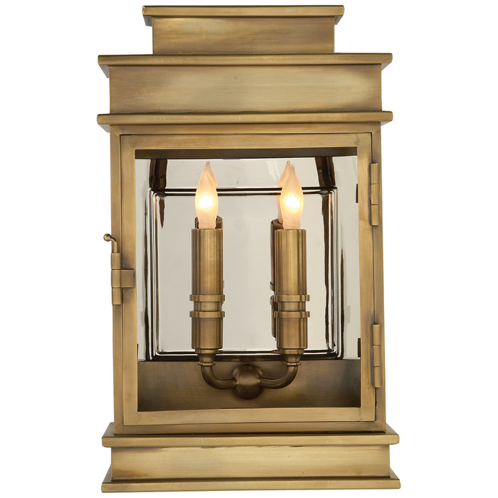 Visual Comfort Signature CHD 2908AB Two Light Wall Sconce, Antique-Burnished Brass