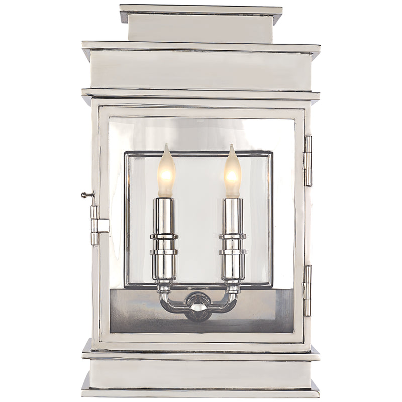 Visual Comfort Signature CHD 2908PN Two Light Wall Sconce, Polished Nickel
