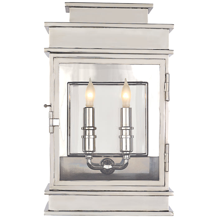 Visual Comfort Signature CHD 2908PN Two Light Wall Sconce, Polished Nickel
