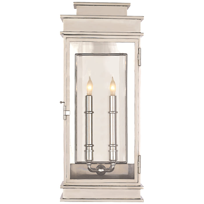 Visual Comfort Signature CHD 2910PN Two Light Wall Sconce, Polished Nickel