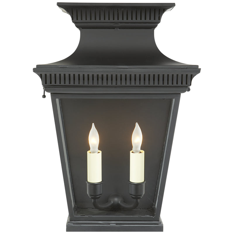 Visual Comfort Signature CHD 2950BLK Two Light Wall Lantern, Matte Black