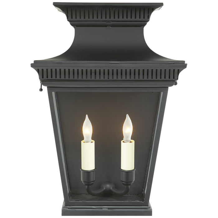 Visual Comfort Signature CHD 2950BLK Two Light Wall Lantern, Matte Black