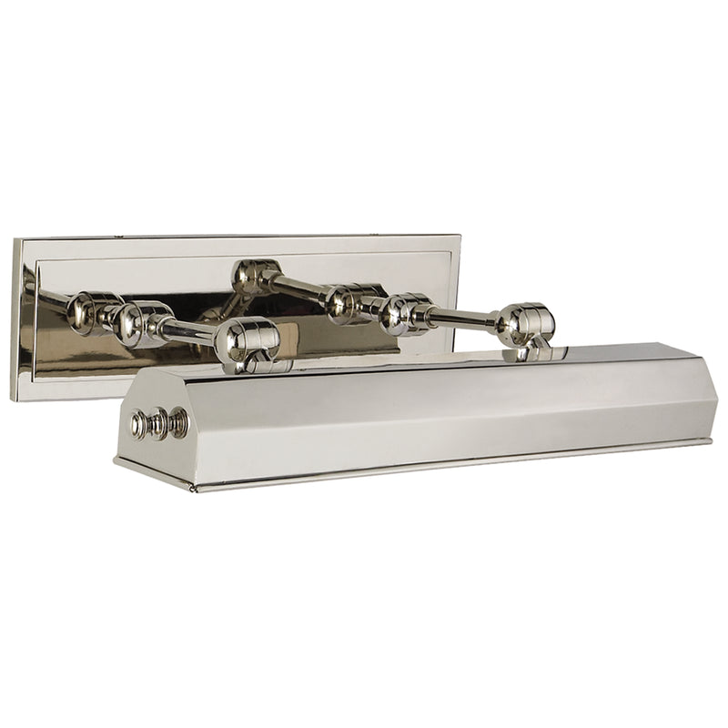 Visual Comfort Signature CHD 5137PN Two Light Picture Light, Polished Nickel