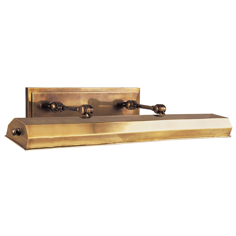 Visual Comfort Signature CHD 5148AB Four Light Picture Light, Antique-Burnished Brass