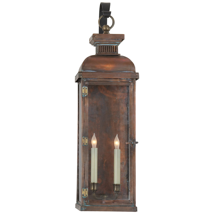 Visual Comfort Signature CHO 2067NC Two Light Wall Lantern, Natural Copper