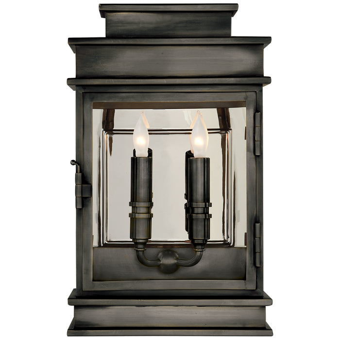 Visual Comfort Signature CHO 2908BZ Two Light Linear Lantern, Bronze