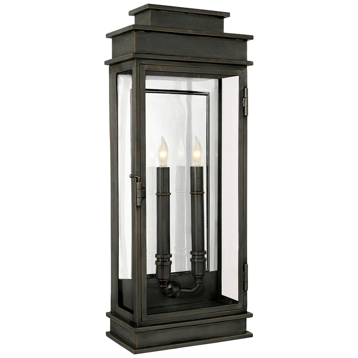 Visual Comfort Signature CHO 2910BZ Two Light Linear Lantern, Bronze