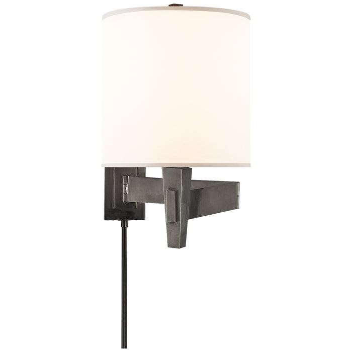 Visual Comfort Signature PT 2000BZ-S One Light Swing Arm Wall Lamp, Bronze