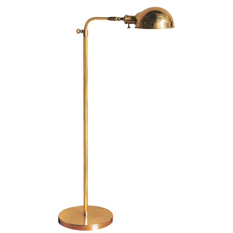 Visual Comfort Signature S 1100HAB One Light Floor Lamp, Hand-Rubbed Antique Brass