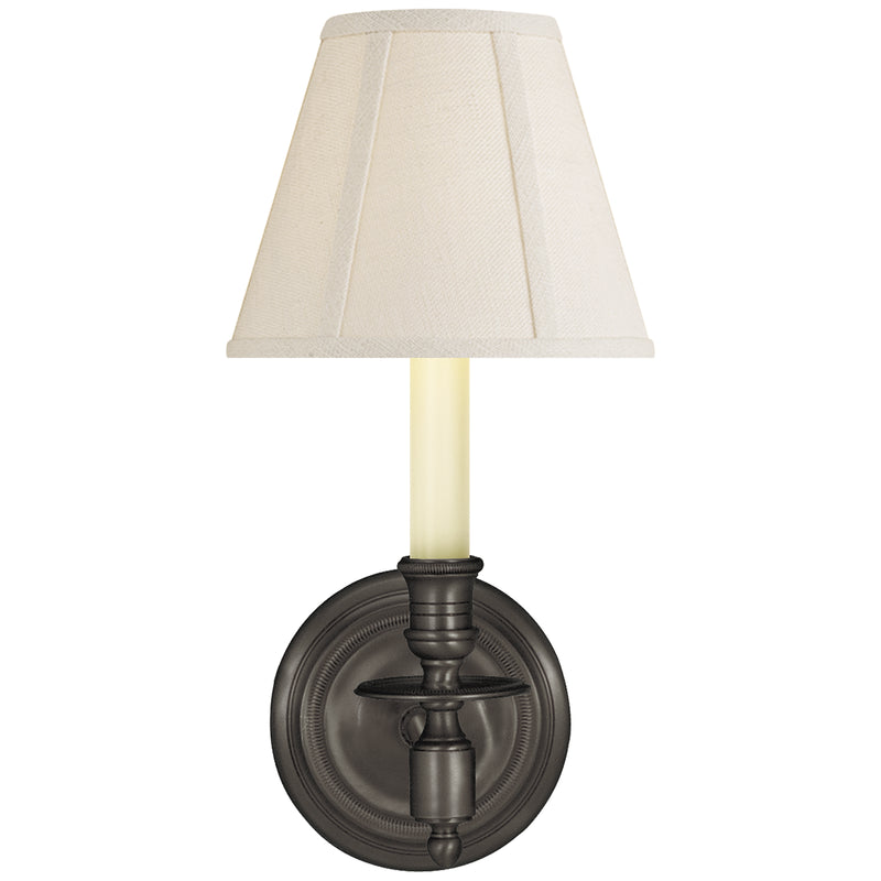 Visual Comfort Signature S 2110BZ-L One Light Wall Sconce, Bronze
