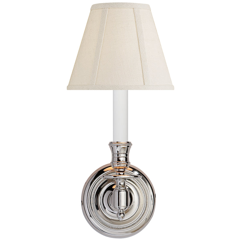 Visual Comfort Signature S 2110PN-L One Light Wall Sconce, Polished Nickel