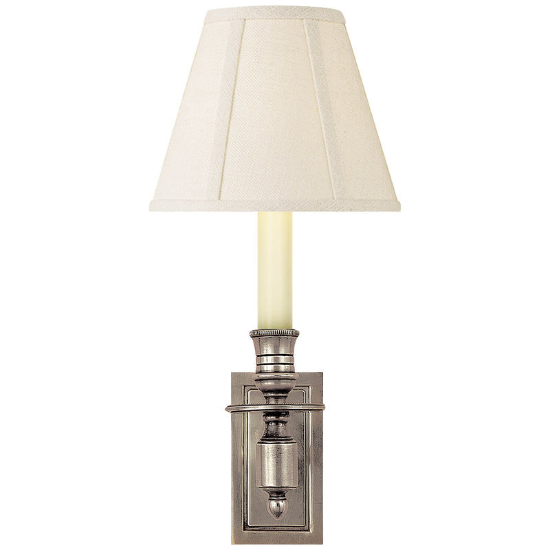 Visual Comfort Signature S 2210AN-L One Light Wall Sconce, Antique Nickel