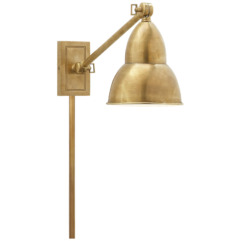 Visual Comfort Signature S 2601HAB LED Wall Sconce, Hand-Rubbed Antique Brass