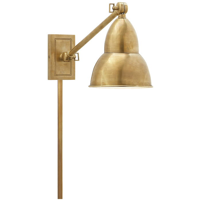 Visual Comfort Signature S 2601HAB LED Wall Sconce, Hand-Rubbed Antique Brass
