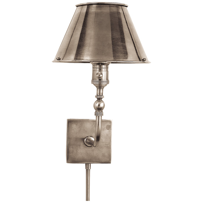 Visual Comfort Signature S 2650AN-AN One Light Wall Sconce, Antique Nickel