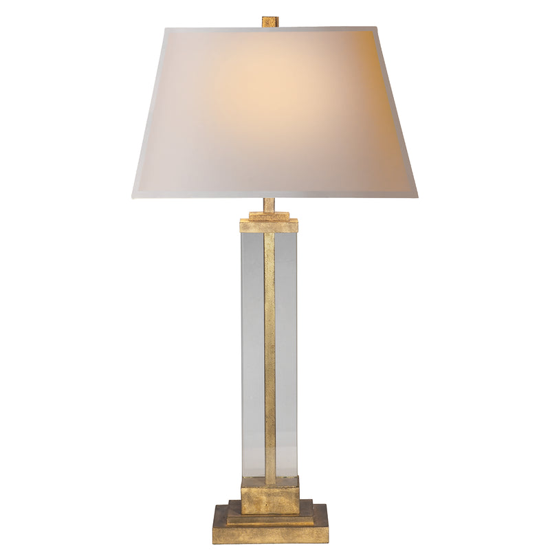 Visual Comfort Signature S 3701GI-NP One Light Table Lamp, Gilded Iron