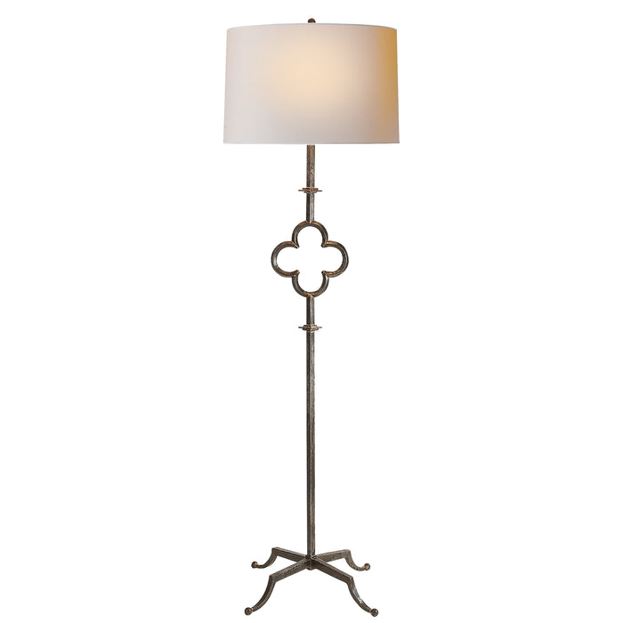 Visual Comfort Signature SK 1500AI-L Two Light Floor Lamp, Aged Iron