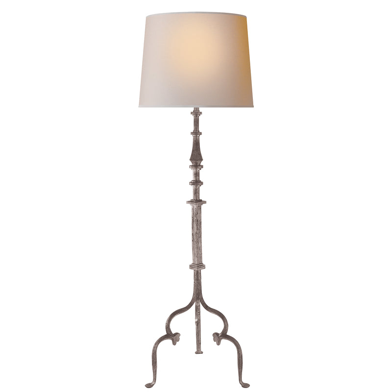 Visual Comfort Signature SK 1505BW-NP One Light Floor Lamp, Belgian White