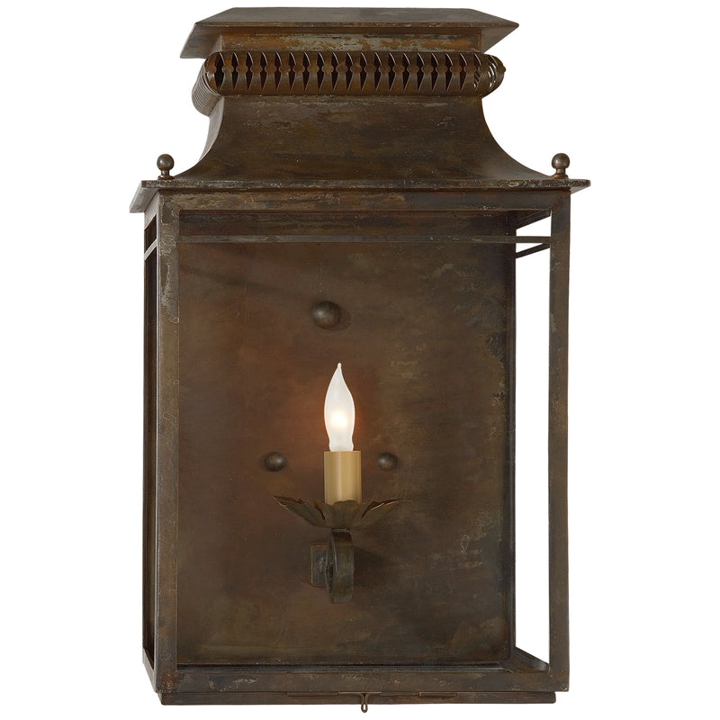 Visual Comfort Signature SK 2301AZ One Light Wall Sconce, Antique Zinc