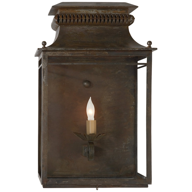 Visual Comfort Signature SK 2301AZ One Light Wall Sconce, Antique Zinc