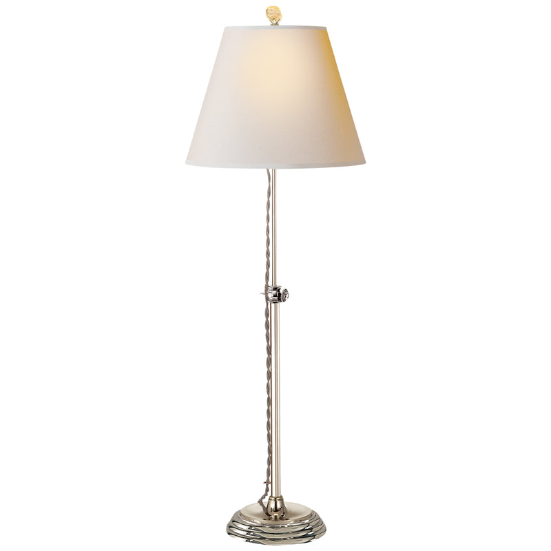 Visual Comfort Signature SK 3005PN-NP One Light Table Lamp, Polished Nickel