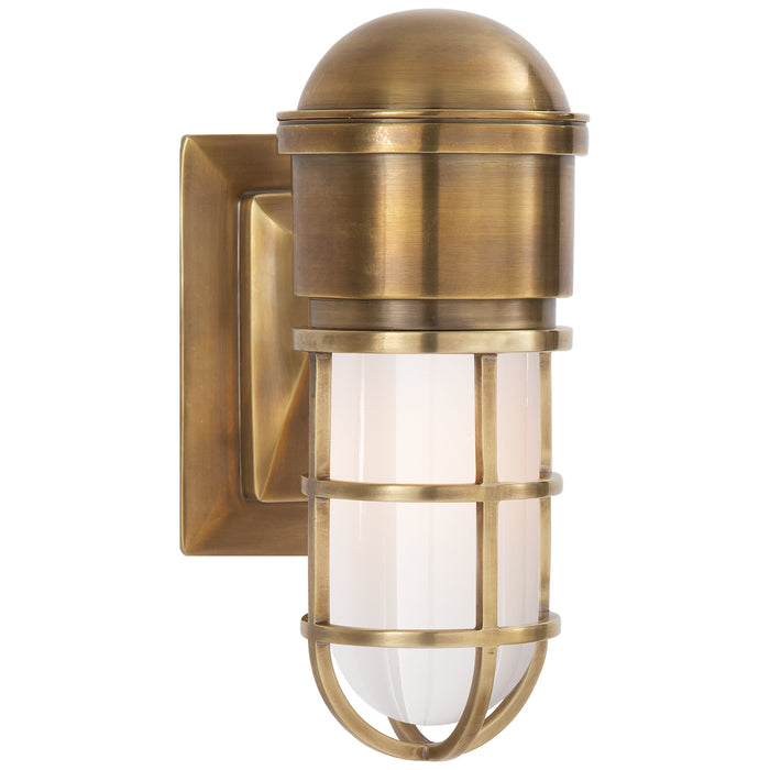 Visual Comfort Signature SL 2000HAB-WG One Light Wall Sconce, Hand-Rubbed Antique Brass
