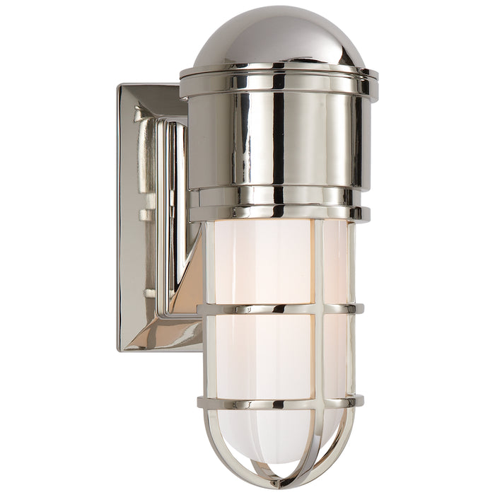 Visual Comfort Signature SL 2000PN-WG One Light Wall Sconce, Polished Nickel