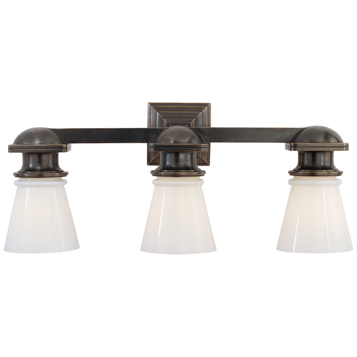 Visual Comfort Signature SL 2153BZ-WG Three Light Wall Sconce, Bronze