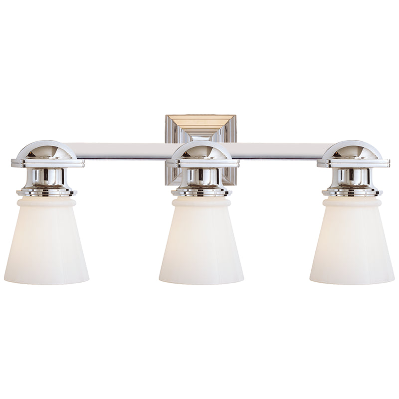 Visual Comfort Signature SL 2153CH-WG Three Light Wall Sconce, Chrome