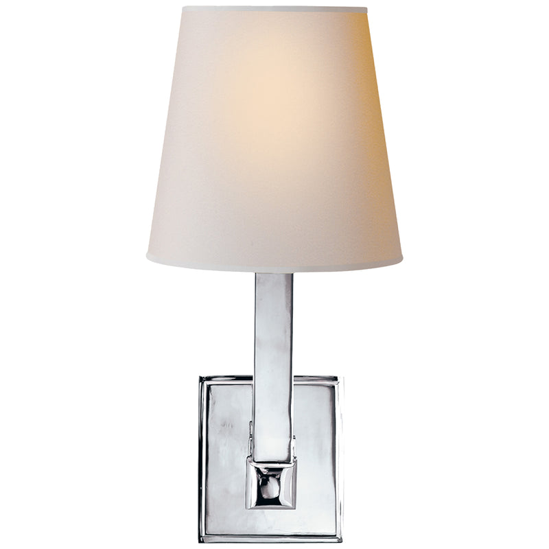 Visual Comfort Signature SL 2819PN-NP One Light Wall Sconce, Polished Nickel