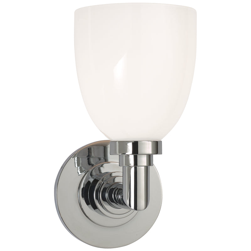 Visual Comfort Signature SL 2841CH-WG One Light Bath Sconce, Chrome