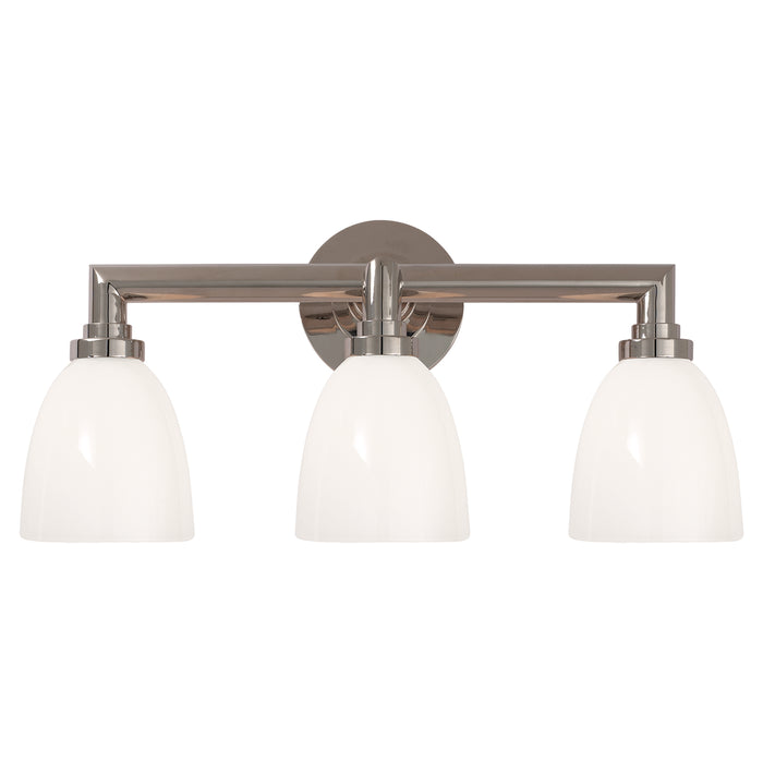 Visual Comfort Signature SL 2843CH-WG Three Light Bath Sconce, Chrome