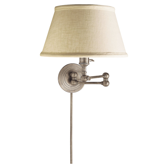 Visual Comfort Signature SL 2920AN-L One Light Wall Sconce, Antique Nickel