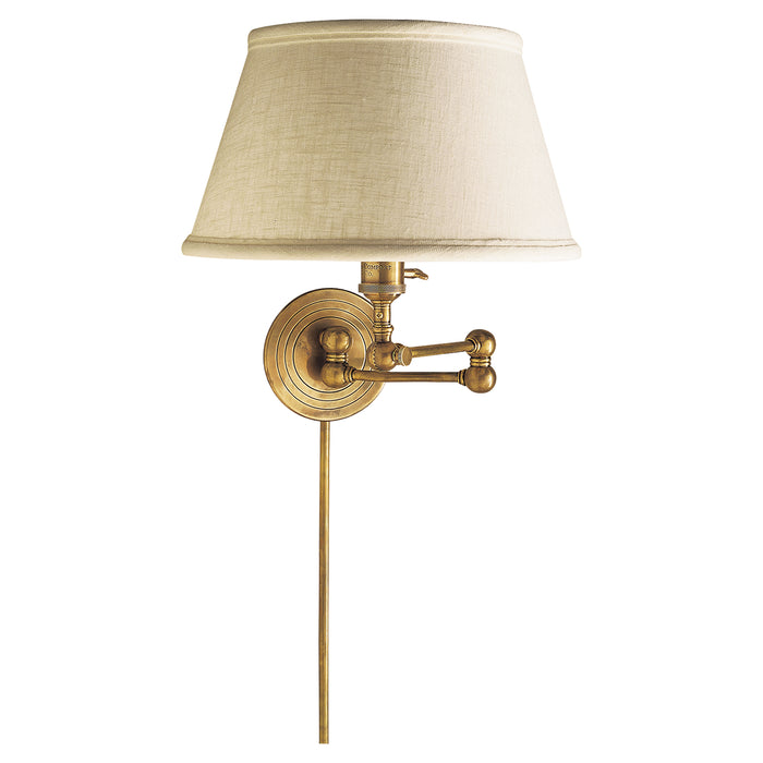 Visual Comfort Signature SL 2920HAB-L One Light Wall Sconce, Hand-Rubbed Antique Brass