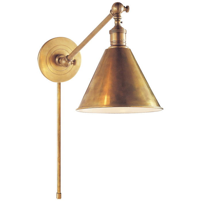 Visual Comfort Signature SL 2922HAB One Light Wall Sconce, Hand-Rubbed Antique Brass
