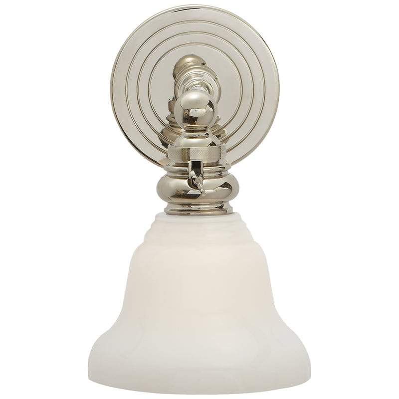 Visual Comfort Signature SL 2931PN/SLEG-WG One Light Wall Sconce, Polished Nickel