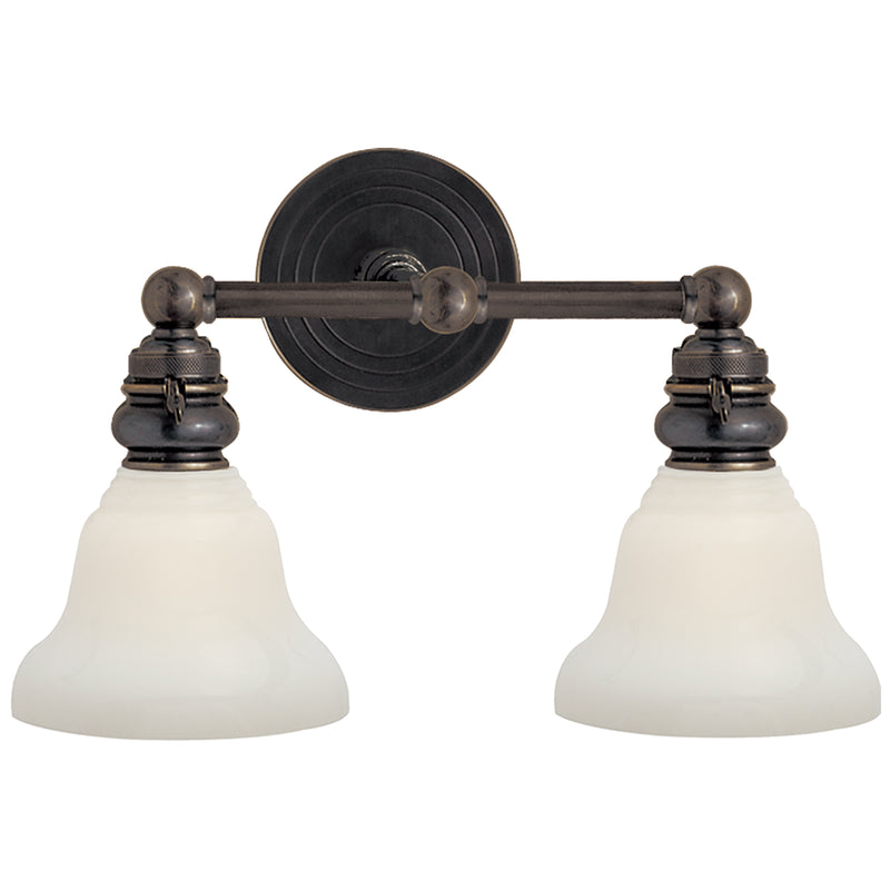 Visual Comfort Signature SL 2932BZ/SLEG-WG Two Light Wall Sconce, Bronze