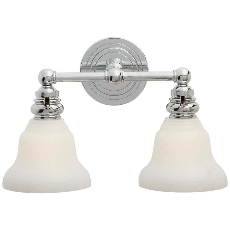 Visual Comfort Signature SL 2932CH/SLEG-WG Two Light Wall Sconce, Chrome