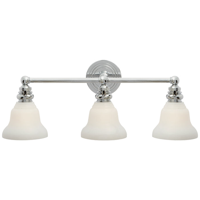 Visual Comfort Signature SL 2933CH/SLEG-WG Three Light Wall Sconce, Chrome