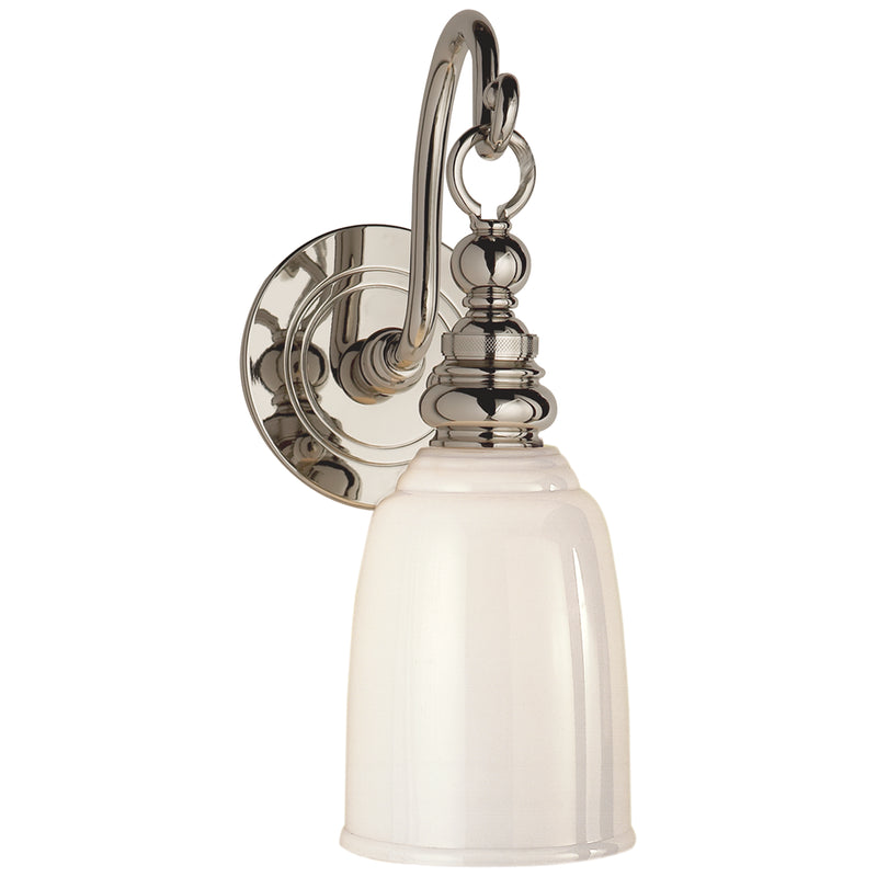 Visual Comfort Signature SL 2934PN-WG One Light Wall Sconce, Polished Nickel