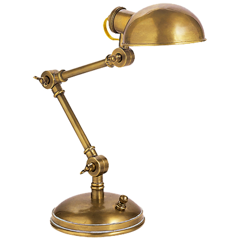 Visual Comfort Signature SL 3025HAB One Light Table Lamp, Hand-Rubbed Antique Brass