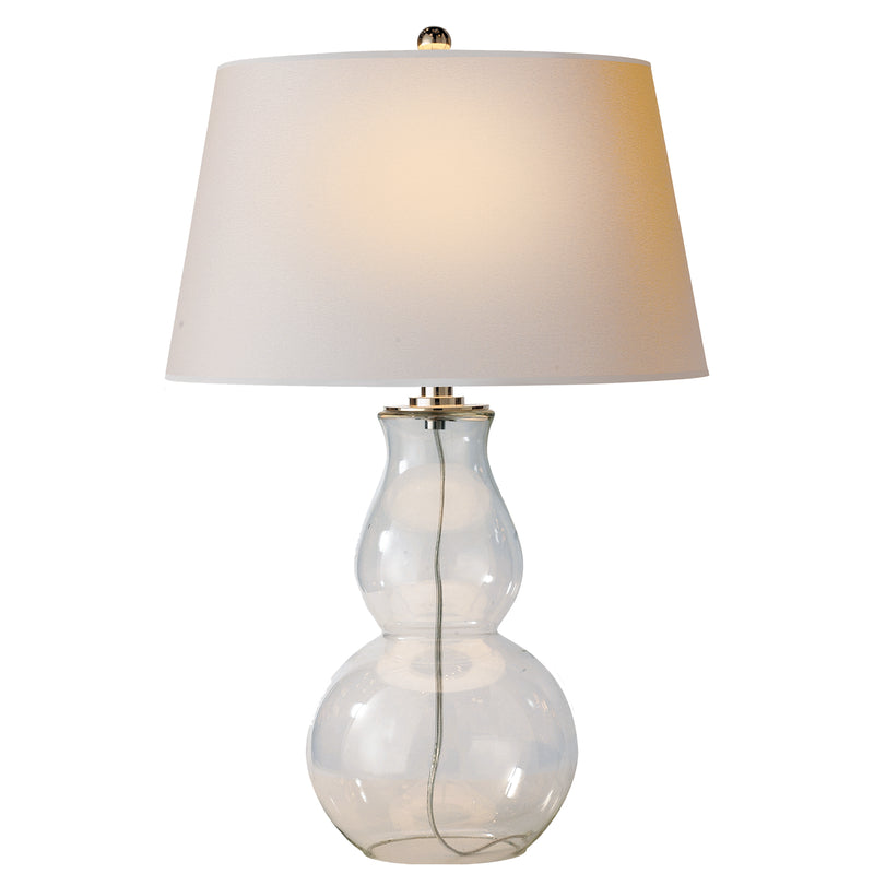 Visual Comfort Signature SL 3811CG-NP One Light Table Lamp, Clear Glass